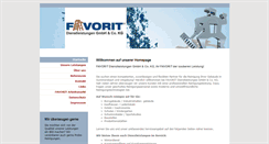Desktop Screenshot of favorit-dienstleistungen.de